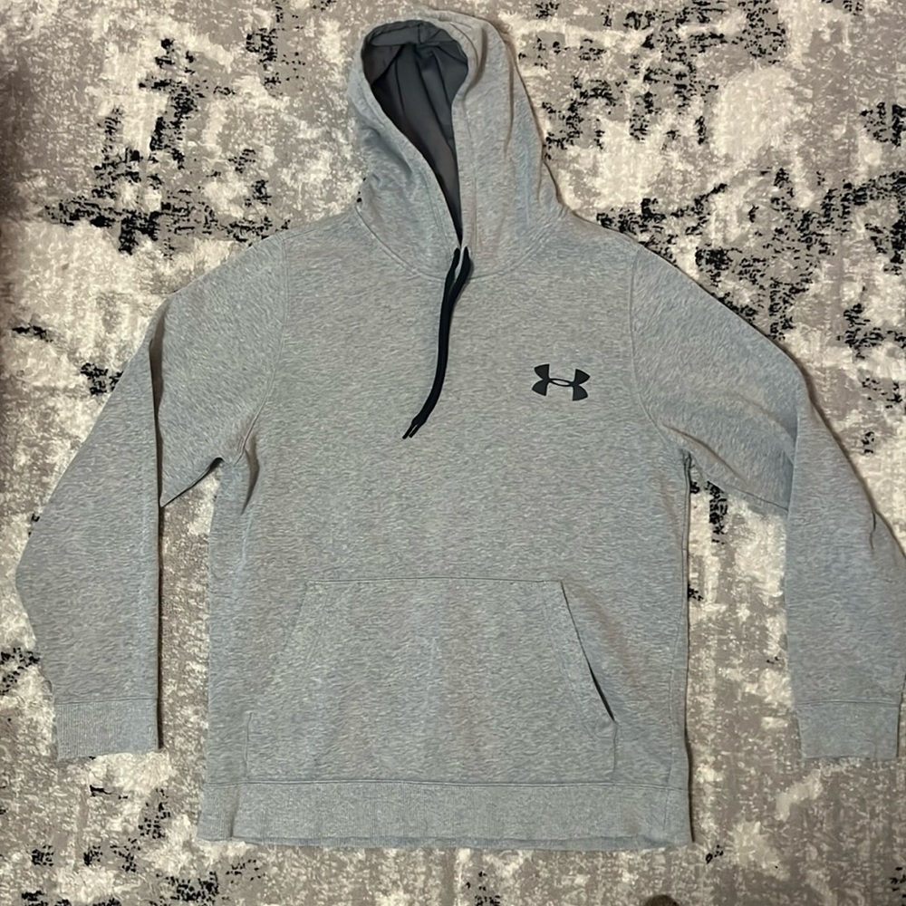 Under Armour sweatshirt.